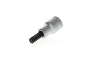 Professioneller Schraubendrehereinsatz aus hochwertigem Stahl für Innensechskant-Schrauben mit 8 mm SW und 1/2'' 12,5 mm Länge
