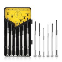 GZEINB 6 in 1 Mini Feinmechaniker Schraubendreher Set, Uhrmacherwerkzeug Set, Brillen und Uhrmacher Repair Gläser Kleine Schraubenzieher Präzisionsschraubendreher
