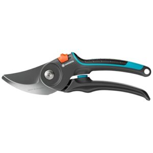 Gartenschere mit Bypass-Schnitt für frisches Holz, 24 mm Schnittdurchmesser, ergonomische Griffe und PowerCoating-Klingen