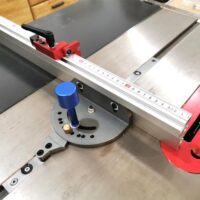 Gehrungsschiene für Tischkreissägen, universelle Vorrichtung für Holzarbeiten, Aluminiumlegierung, hochwertige Verarbeitung, einfache Installation, vielseitige Anwendungen