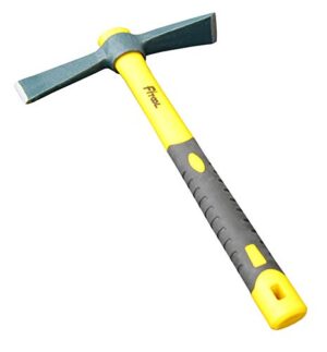 Gartenwerkzeug, Mattock Hacke, Unkrautentferner, Gartenarbeit, Prospektion, einteiliger Körper, gesenkgeschmiedet, Fiberglasgriff, leicht zu handhaben, hohe Festigkeit und Haltbarkeit