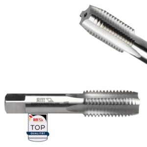 AM-Zerspanungstechnik Rohrgewindebohrer G 1/2, Gewindenschneider Zoll, HSS Rohrgewindenschneider, Whitworth Rohrgewinde G, Einschnittgewindebohrer Zoll Gewinde - G (BSP) 1/2"