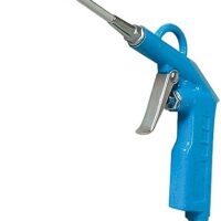 Hochwertige Ausblaspistole MIDI für professionelle Ergebnisse, Alu-Druckguss-Gehäuse, 12 bar max. Arbeitsdruck, Düsenlänge 80 mm, ideal für Reinigung und Ausblasen von Hohlräumen