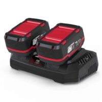 Guede Ladegerät & Akkupack Starter-Kit LGAP 2-18-3040 (18 V, 2X 4,0 Ah Akkupack und 3 A Doppelladegerät, Akkuleistung 72 Wh, Schnellladen in 96 min, passend für alle Geräte aus der 18V E³ Akkuserie)
