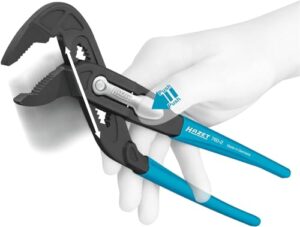 HAZET Universal-Zange 760-2 I - Robuste Wasserpumpenzange für universellen Werkstatt-Einsatz mit hoher Spannweite und schneller Einstellung.