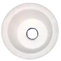 HOMEXO Konkave Topfschleifscheibe, becherförmige weiße Korund-Schleifscheibe mit Durchmesser 70/100/125 mm, hohe Schleifqualität und leicht zu bedienen