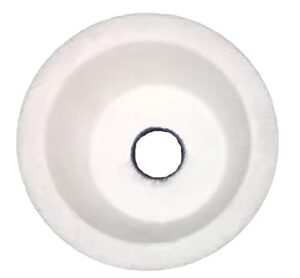 HOMEXO Konkave Topfschleifscheibe, becherförmige weiße Korund-Schleifscheibe mit Durchmesser 70/100/125 mm, hohe Schleifqualität und leicht zu bedienen