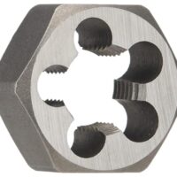HSS-America DWT Carbon Stahl Sechskant Schneideisen, unbeschichtet (hell) Finish, m30 x 1.5, 1 Zoll, hochwertig gefertigt aus Kohlenstoffstahl für lange Haltbarkeit, sechskantige Form für präzise Schnitte, Standard- und Linke Hand-Schlüssel