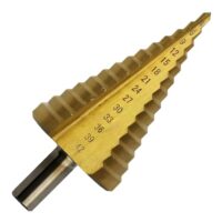 Hochleistungs-Stahlkegelbohrer für verschiedene Materialien, 14 Stufen Hochgeschwindigkeits-Stahlkegelbohrer, Bohrer mit HSS-Kegelloch für Holz, Kunststoff und Metall