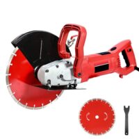 Elektrische Betonsäge mit 3200W Motor, Kreissäge für Beton und Stein, inkl. Wasserleitung und Pumpe