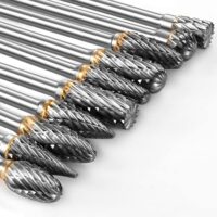Hochwertige Hartmetall Frässtifte mit 3mm Schaft, kompatibel mit Dremel und anderen Drehwerkzeugen. Perfekt für Schleifen, Schnitzen, Metallpolieren und Gravieren.