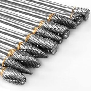 Hochwertige Hartmetall Frässtifte mit 3mm Schaft, kompatibel mit Dremel und anderen Drehwerkzeugen. Perfekt für Schleifen, Schnitzen, Metallpolieren und Gravieren.