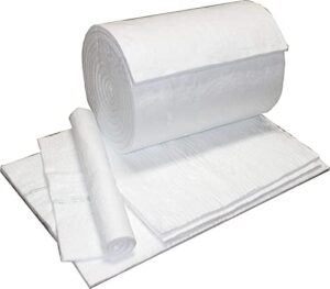 HeWaTherm Keramikfasermatte biolöslich 500x610mm - Hochwertige Matte für den Heimwerker mit hoher thermischer Beständigkeit und niedriger Wärmeleitfähigkeit.