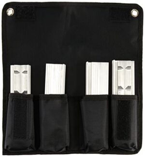 Schraubstockbacken Set, 4-teilig, rechtwinkelig, planparallel, integrierte Spezialmagnete, passend zu Schraubstock 140 mm