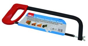 Bügelsäge-Rahmen mit Kunststoffgriff 12 cm, ideal für gerade und präzise Schnitte, komfortable Handhabung, sicherer Griff, Heimwerker und Profis geeignet