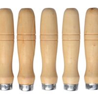 Hochwertiger Holzfeile-Griff mit starkem Metallkragen, ideal für Feilen und Raspeln im Größenbereich von 351mm bis 455mm