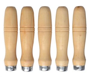 Hochwertiger Holzfeile-Griff mit starkem Metallkragen, ideal für Feilen und Raspeln im Größenbereich von 351mm bis 455mm
