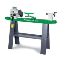 Drechselbank von Holzstar, professionelles Werkzeug für Heimwerker und Handwerker mit 10 variablen Drehzahlstufen und einer maximalen Drehdurchmesser von 306 mm.
