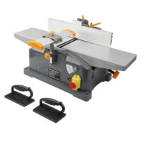 Hoteche Holzwerkzeuge Hobelmaschine Dickenhobelmaschine 1280W Kupfermotor, maximaler Schnittbreite 156mm, Schnittstärke 0-3mm, inklusive notwendigem Zubehör, Arbeitsplatte