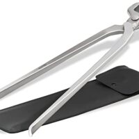 Hufzange für Pferde, Hufschneidezange aus Edelstahl Rostfrei, 38 cm lang, extra weite Öffnungsbreite, ideal für die Hufpflege