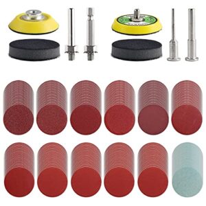 Hochwertiges Polierpaket mit 240 Schleifpapieren, Aluminiumoxidmaterial und verschiedenen Körnungen für verschiedene Oberflächen wie Metall, Holz, Kunststoff und mehr