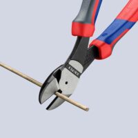 KNIPEX Kraft-Seitenschneider mit Komfortgriffen aus schwarzem Kunststoff, Länge 200 mm, für Heimwerker und Handwerker geeignet