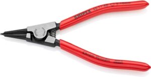 Sicherungsringzange für Außenringe auf Wellen mit Kunststoff überzogen, schwarz atramentiert, 140 mm, KNIPEX Qualität und Robustheit