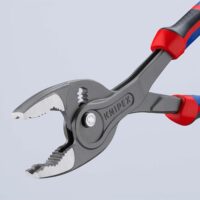 KNIPEX 82 02 250 TwinGrip Front- und Seitengreifzange mit Comfort-Griffen grau atramentiert 257 mm, hochwertiges Werkzeug für Heimwerker und Profis, sicher und ergonomische Handhabung