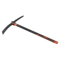 Spitzhacke von KS Tools - Perfekt für Ihre Heimwerker-Arbeiten, robuster Griff aus drei Materialien, runde Loch, 2,5 kg Gewicht, ideal für Garten, Baumarkt oder Garage