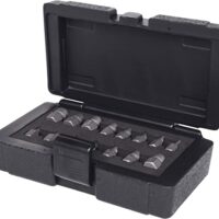 KS Tools Spiral-Schrauben- und Bolzenausdreher-Satz, 15-teiliges Set für verschiedene Anwendungen, hochwertige Ausdrehersätze für sicher und präzise Arbeit