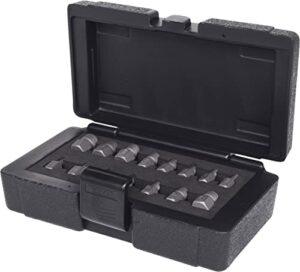 KS Tools Spiral-Schrauben- und Bolzenausdreher-Satz, 15-teiliges Set für verschiedene Anwendungen, hochwertige Ausdrehersätze für sicher und präzise Arbeit