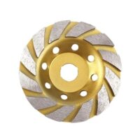 Diamant-Schleifscheibe für die Bearbeitung von Beton, Stein und Marmor. Ideal für Schleifen, Trennen und Entfernen von Beschichtungen.
