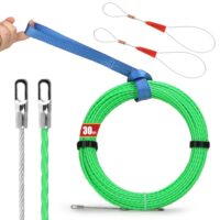 Kabeleinziehhilfe aus Fiberglas für die Installation von elektrischen Systemen und Telefonleitungen, ideal auch für Glasfasern und Kommunikationsausrüstung