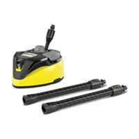 Kärcher Flächenreiniger T-Racer T 7 Plus mit Spritzwasserschutz für große Flächen, zwei Flachstrahldüsen und Handgriff für senkrechte Arbeit