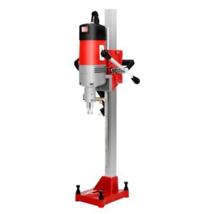 Kernbohrgerät Kernbohrer Kernbohrung Stahlbeton M22 3300 Watt 220V Rot für Beton, Zement, Ziegeln - robuste und vielseitige Bohrermaschine mit Wasseranschluss-Technologie