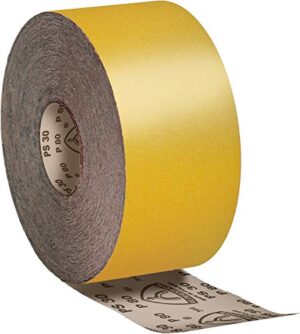 Schleifrolle mit Papierunterlage, Aluminiumoxid-Körnung, ideal für Oberflächenbearbeitung von Holz und Metalle