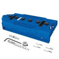 Kreg Regalstiftvorrichtung, perfekte Regalstiftlöcher, 32 mm System, inklusive 5 mm Bohrer