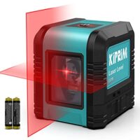 Kreuzlinienlaser für professionelle Ergebnisse: Kiprim LV1R Selbstnivellierend Linienlaser mit hoher Präzision und Kreuzlinie Fähigkeit, ideal für Entfernungen von bis zu 5 m.