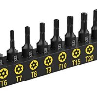 Torx-Bit-Set mit 13 Teilen, inklusive Tamper Resistent Bitsatz für Bosch, Makita und Milwaukee Bohrer
