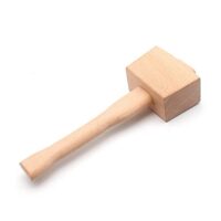 Professioneller Holzbearbeitungshammer aus Buchenholz mit 245 mm Schlägelkopf und ergonomischem Griff für Meißel, Geschnitztes Meißelgummiteil, ideal für Installation von Holzmöbeln und Klopfen von Holz, Gummi oder Kunststoffteilen