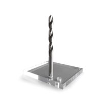 LOBOTEC Bohrer für Acryl und Kunststoff mit speziellem Schliff, sicher und sauber bohren, 5 mm Durchmesser, Hochgeschwindigkeitsstahl
