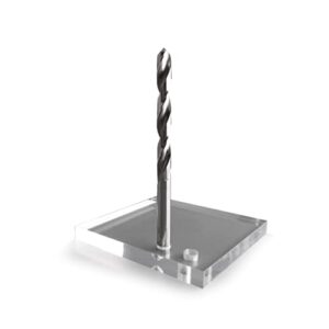LOBOTEC Bohrer für Acryl und Kunststoff mit speziellem Schliff, sicher und sauber bohren, 5 mm Durchmesser, Hochgeschwindigkeitsstahl