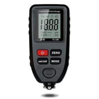Lackschichtdickenmessgerät für Autolack, Karosserie und Eisen Aluminium mit LCD Display, misst Schichten von 0 bis 1300 μm