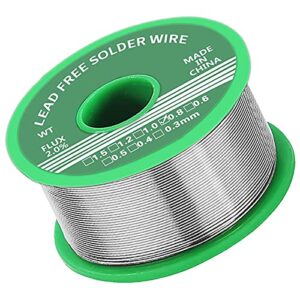 Bild von Lötzinn 0,8 mm bleifrei mit Kolophoniumkern, Lötflussmittel für Elektronik und Elektrik Reparaturen