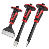 Handmeissel-Set aus Legiertem Stahl mit Spitz-, Präzisionsflach- und Flachmeißel für verschiedene Anwendungszwecke