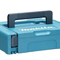 Makita 821549-5 MAKPAC Größe 1 Systemkoffer, Werkzeugkoffer, Transportkoffer mit Tragegriff und verknüpfbarem Koffersystem für den Transport und die Aufbewahrung von Werkzeugen