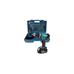 Makita DHP453FX12 18V Li-Ion LXT Kombibohrer mit Akku, Ladegerät und Zubehörset im Tragekoffer