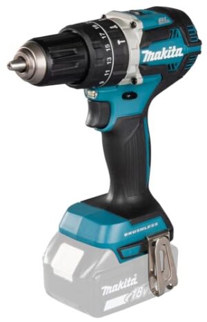 Makita DHP484Z Akku Schlagbohrschrauber 18 V ohne Akku, ohne Ladegerät, Blau