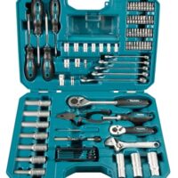 Makita E-08458 Werkzeugset 87-teilig, umfangreiches Werkzeugset mit 87 Teilen für Heimwerker und Profis