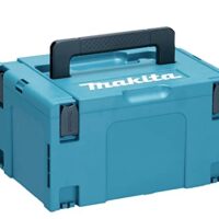 Robustes und zusammenklappbares Makita Gehäuse für Werkzeugtransport und Lagerung, Blau, 396 mm x 296 mm x 210 mm